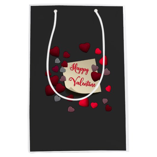Valentijnsdag Gift Bag Medium Cadeauzakje (Voorkant)