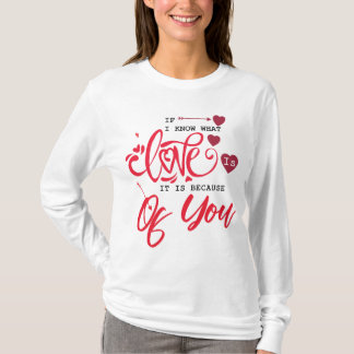 Valentijnsdag Gift for Lovers: Show Uw Liefde T-shirt