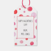 Valentijnsdag Gift Label voor bubbels Cadeaulabel (Achterkant)