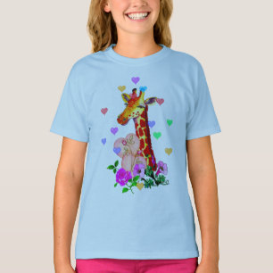 Valentijnsdag Giraffe T-shirt