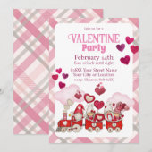 Valentijnsdag Gnomen op trein Kaart (Voorkant / Achterkant)