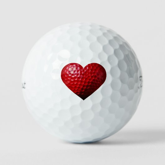 Valentijnsdag golfbal golfballen (Voorkant)