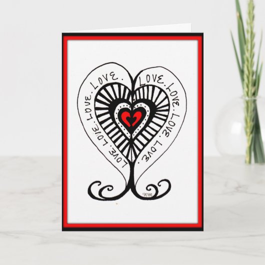 Valentijnsdag Greetings Feestdagen Kaart (Voorkant)