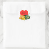  Valentijnsdag Groet Stickers (Tas)