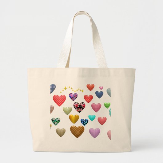Valentijnsdag Grote Tote Bag (Voorkant)