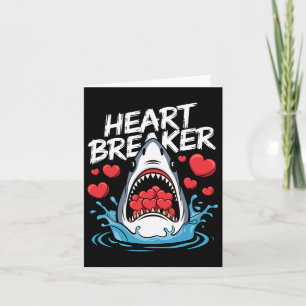 Valentijnsdag Haaien Hart Breaker Boys Kinder Kaart