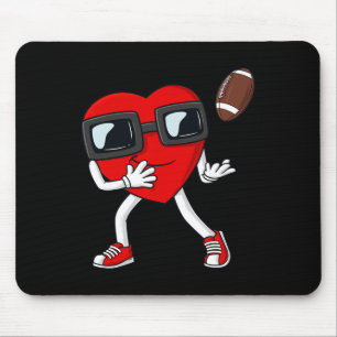 Valentijnsdag Harde Football Ontvanger Tight End B Muismat