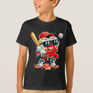 Valentijnsdag Hart Baseball Drip Ijs Jongens  T-shirt