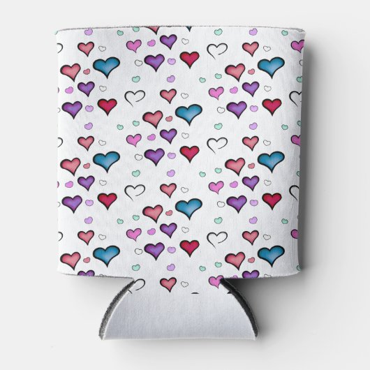 Valentijnsdag hart blikjeskoeler (Voorkant)