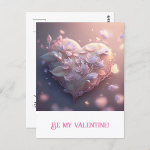 Valentijnsdag. Hart Briefkaart