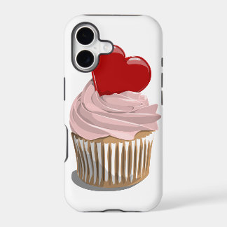 Valentijnsdag hart cupcake iPhone4 hoesje