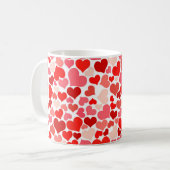 Valentijnsdag - hart koffiemok (Voorkant links)
