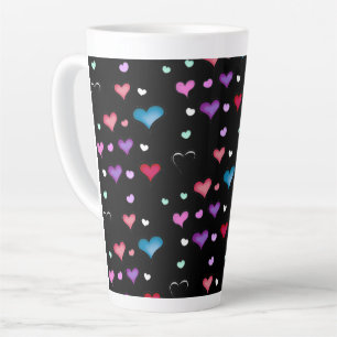 Valentijnsdag hart latte Mok
