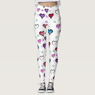 Valentijnsdag hart leggings