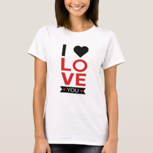 Valentijnsdag Hart Love Couples Cute Gift Idee T-shirt