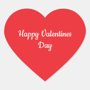 Valentijnsdag Hart Rood Kleurrijk Romatisch 2025 Sticker