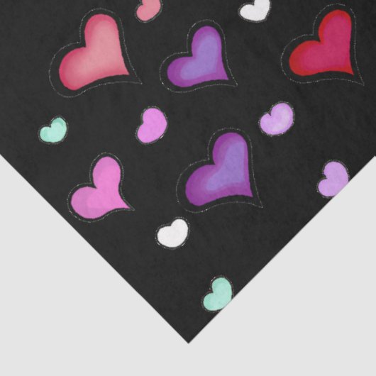 Valentijnsdag hart tissuepapier (Detail)