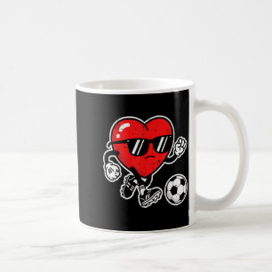 Valentijnsdag Hart Voetbal Jongens Kinderen Jou Koffiemok