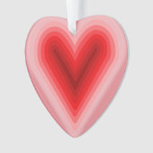 Valentijnsdag Hartdecoratie Ornament (voorkant)
