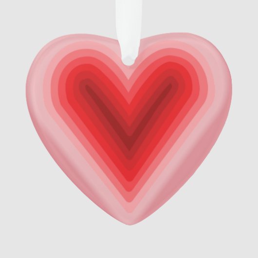 Valentijnsdag Hartdecoratie Ornament (voorkant)