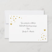 Valentijnsdag Hartelijk dank Bedankkaart (Achterkant)