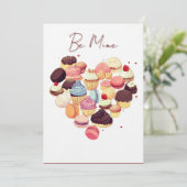 Valentijnsdag Hartelijke Wenskaart – Wees Van Mij Feestdagenkaart (Staand voorkant)