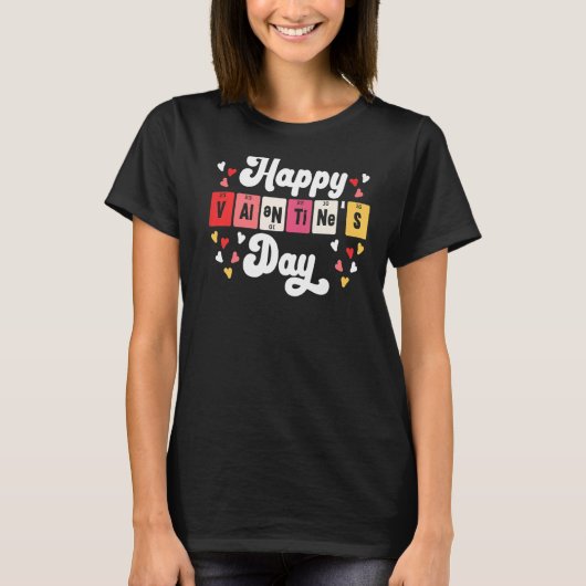 Valentijnsdag Harten Day Cupid Love Relatie T-shirt (Voorkant)