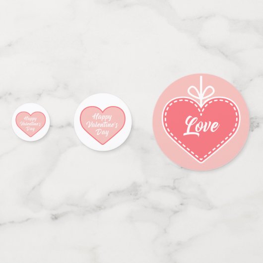 Valentijnsdag Harten en liefdesmix ID571 Confetti (Voorkanten)