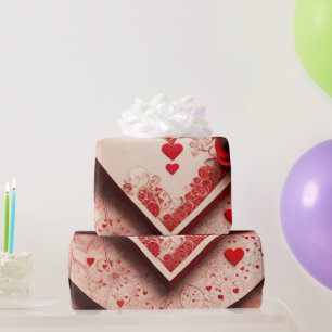 Valentijnsdag harten Inpakpapier