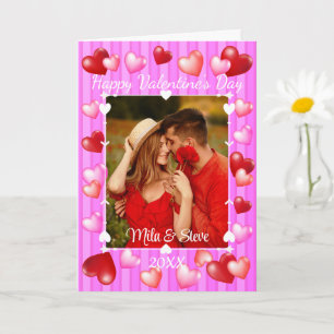 Valentijnsdag Harten Kaart