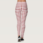 Valentijnsdag Harten leggings (Achterkant)