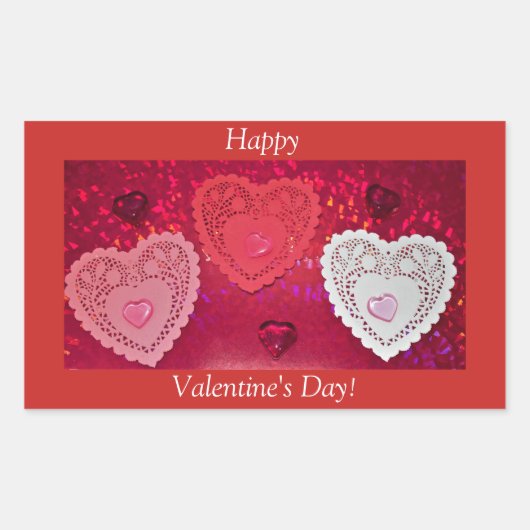 Valentijnsdag harten Stickers (Voorkant)