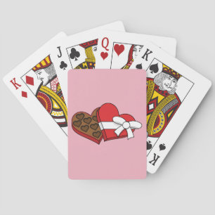 Valentijnsdag - Hartenbonkdoos Pokerkaarten