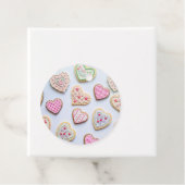 Valentijnsdag hartkoekjes bedankjes labels (In situ)