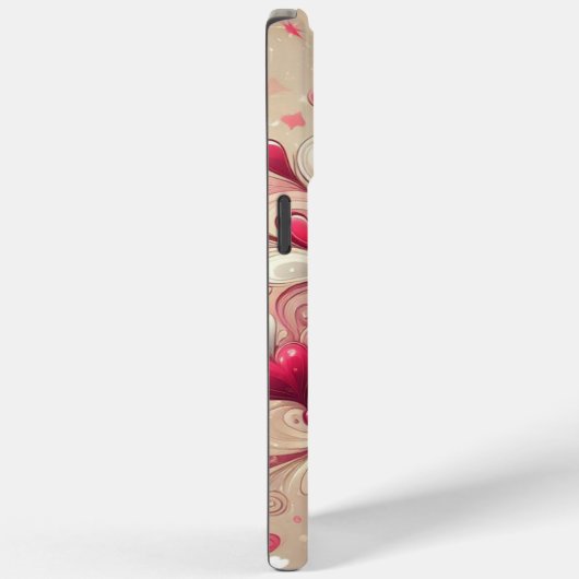 Valentijnsdag hartpatroon Case-Mate iPhone case (Achterkant / Rechts)