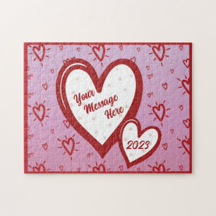 Valentijnsdag  Hartpuzzel Legpuzzel
