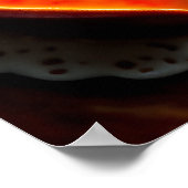 Valentijnsdag hartsharing Helder gepersonaliseerde Poster (Hoek)