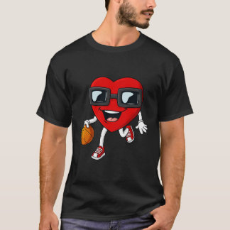 Valentijnsdag Hartslag Basketball Boker Gir T-shirt