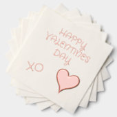 Valentijnsdag Heart Folie Servetten (Insitu (Gestapeld))