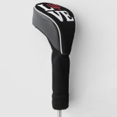 Valentijnsdag Heart Plaid Love Golfheadcover (Schuin)