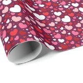 Valentijnsdag Hearts Cadeaupapier (Rol Hoek)