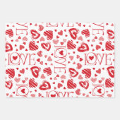 Valentijnsdag Hearts Love Wrapping Paper (Voorkant 2)