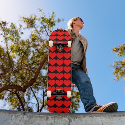 VALENTIJNSDAG HEARTS SKATEBOARD DECK (Buiten 1)