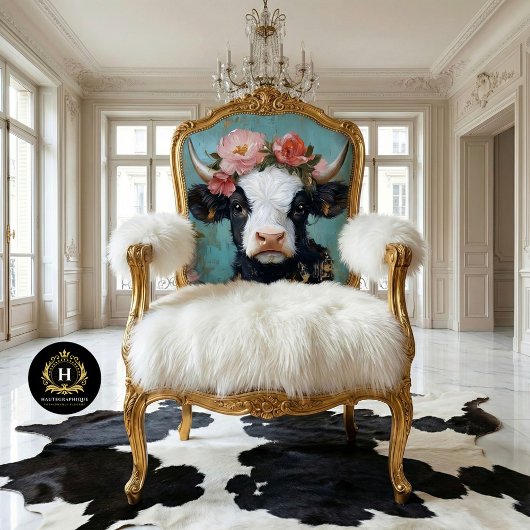 Valentijnsdag Highland Koe Rustieke Decoupage Tissuepapier