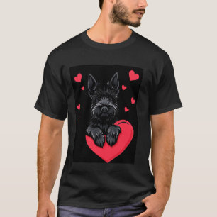 Valentijnsdag hondenliefhebber t-shirt