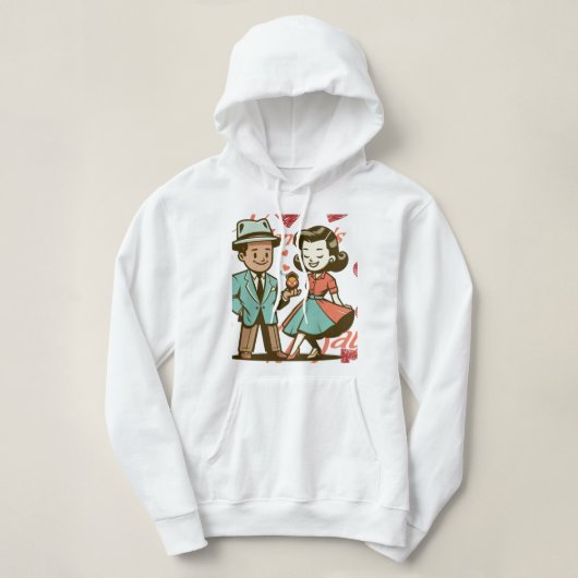 " Valentijnsdag" Hoodie (Design voorkant)