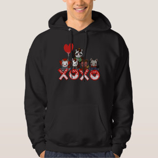 Valentijnsdag Horror Movies Unicorn XOXO Valenti Hoodie