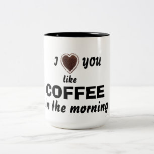 Valentijnsdag houdt van je Coffee-Mok Tweekleurige Koffiemok