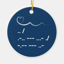 Valentijnsdag Ik hou van je Morse code