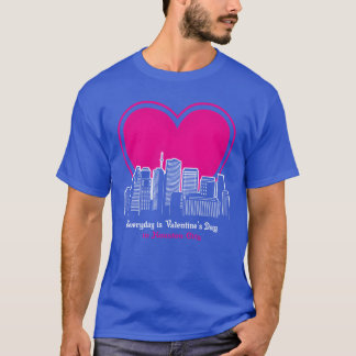Valentijnsdag in Houston City cadeau T-shirt